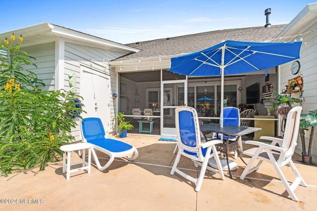 view of patio