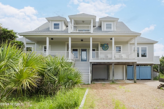 view of front facade with covered porch