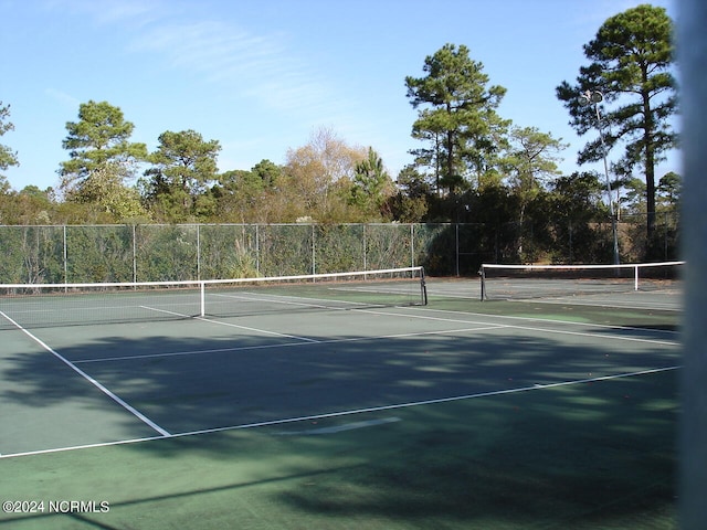 view of sport court