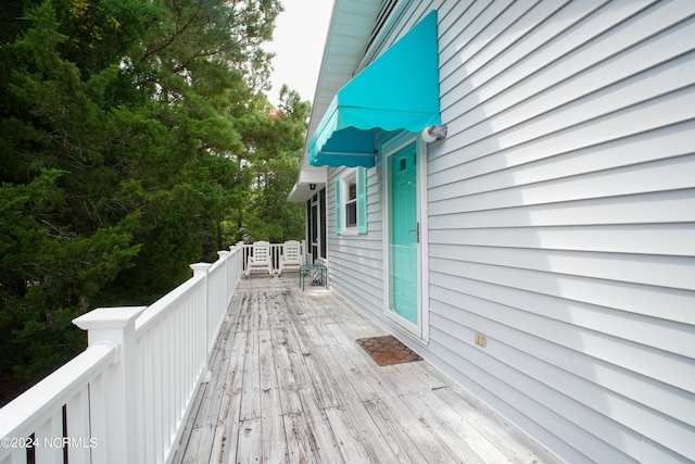 view of deck