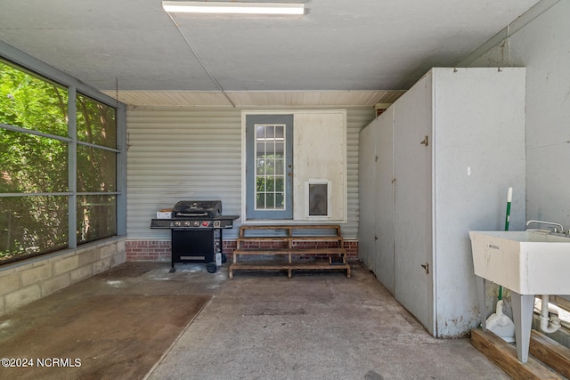 view of patio / terrace featuring area for grilling