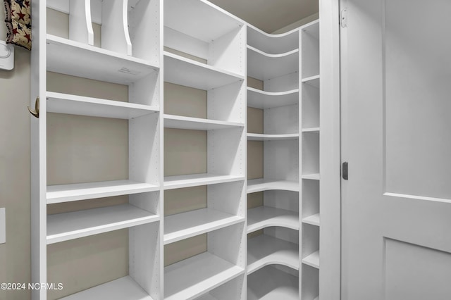 view of storage area