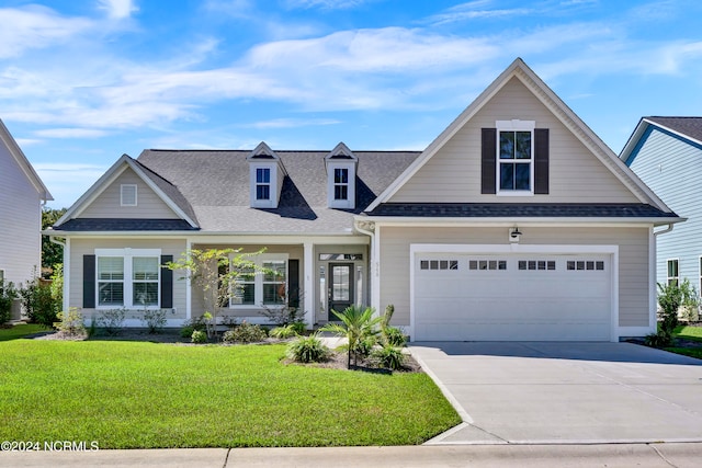 view of front of home featuring a front yard