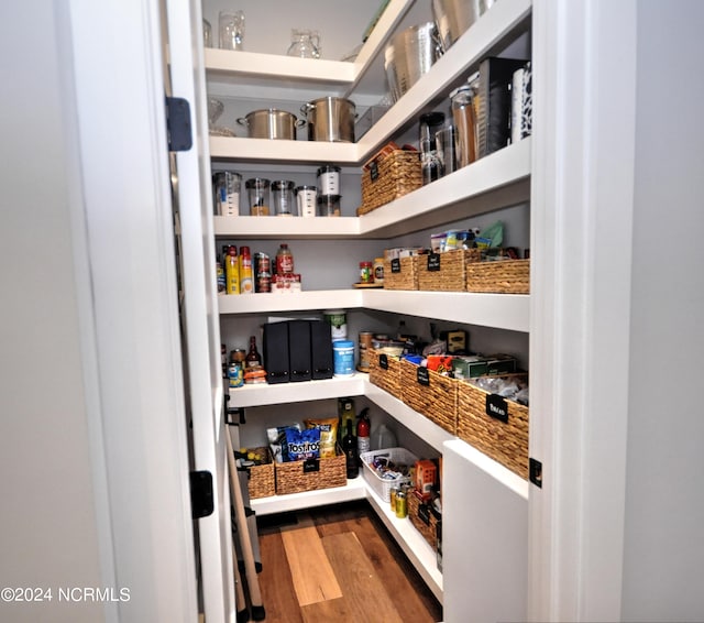 view of pantry