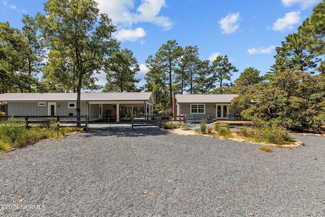 view of ranch-style house