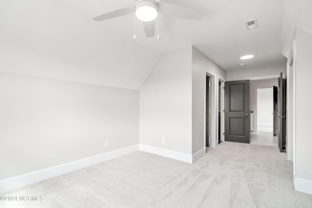 141 Sycamore Lakes Dr, Wallace, NC 28466 - additional living space featuring light carpet, baseboards, and ceiling fan