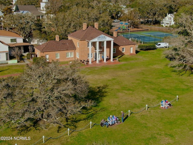 bird's eye view