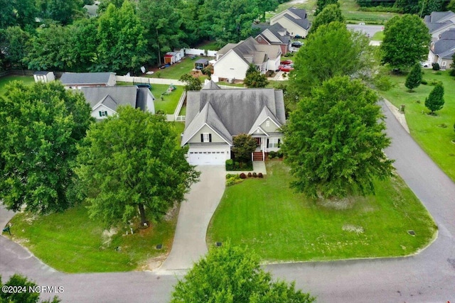 bird's eye view featuring a residential view