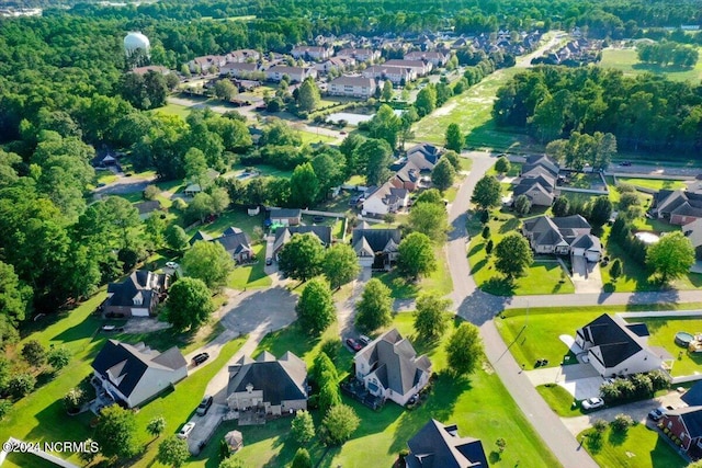 bird's eye view featuring a residential view