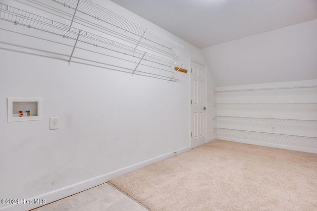 bonus room featuring carpet flooring