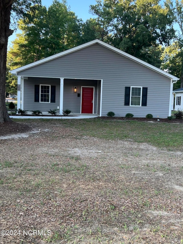 view of ranch-style home