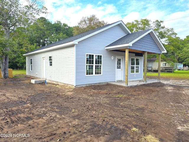 view of front of home