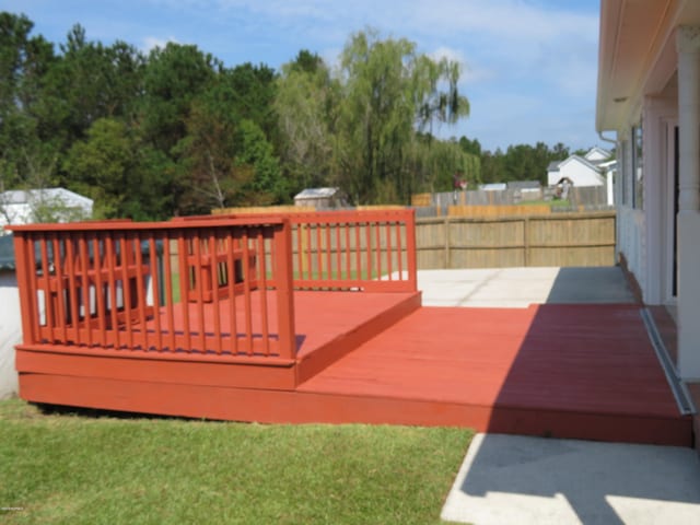 view of deck