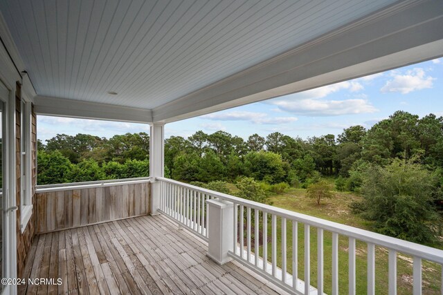 view of deck