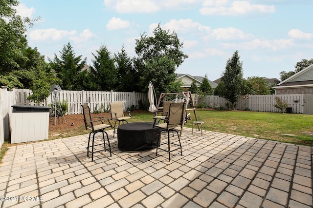 view of patio