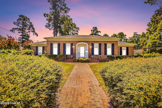 view of ranch-style home