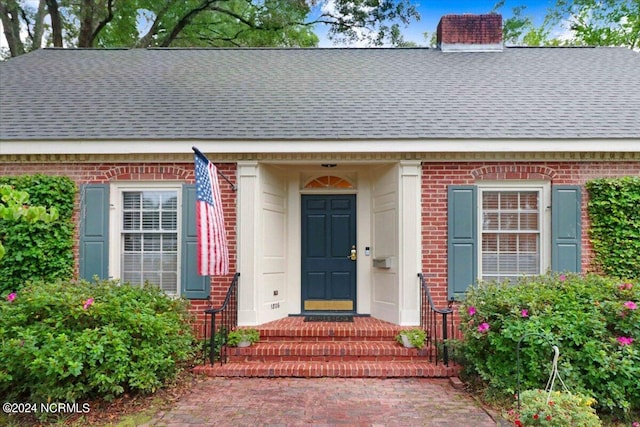 view of entrance to property