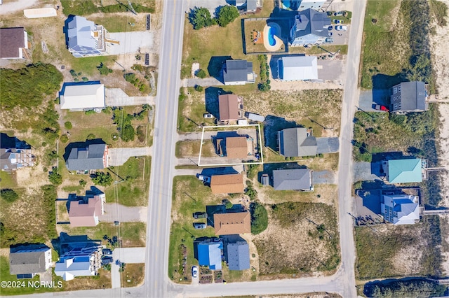 2712 Island Dr, North Topsail Beach, NC 28460 - bird's eye view with a residential view