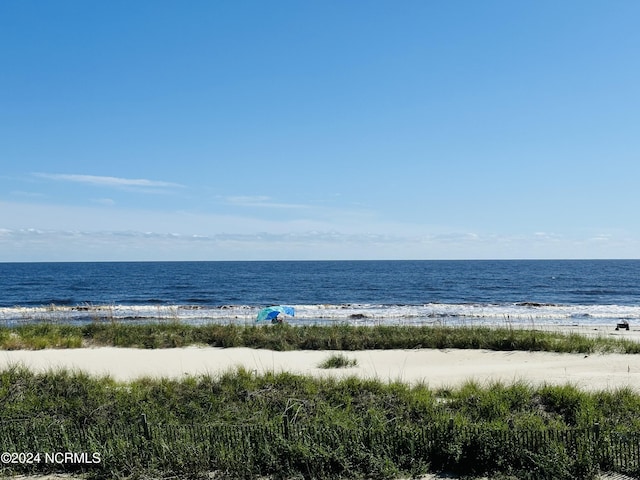 property view of water with a view of the beach