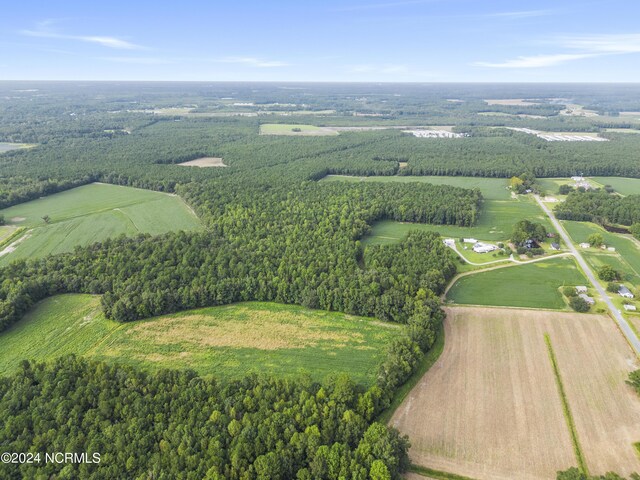 aerial view featuring a rural view