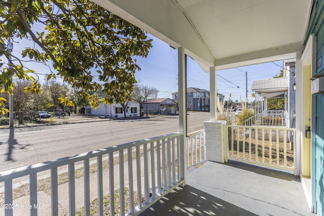 balcony with a porch