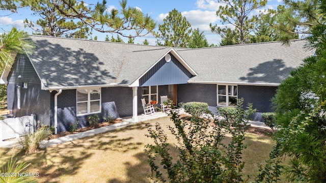 view of ranch-style home