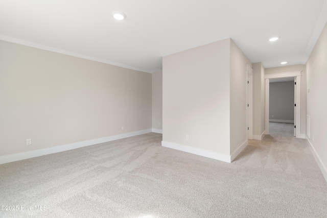 1645 Old Salt Run SW Unit L-46, Shallotte, NC 28470 - empty room with light carpet, recessed lighting, and baseboards