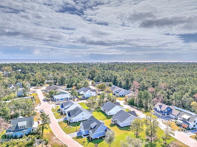 1645 Old Salt Run SW Unit L-46, Shallotte, NC 28470 - aerial perspective of suburban area with a forest