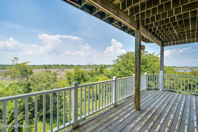 view of deck