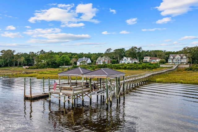 1324 Harbour Watch SW, Calabash, NC 28467 - dock area with a water view and boat lift