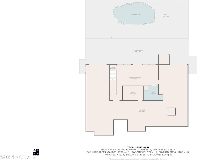 1324 Harbour Watch SW, Calabash, NC 28467 - property floor plan