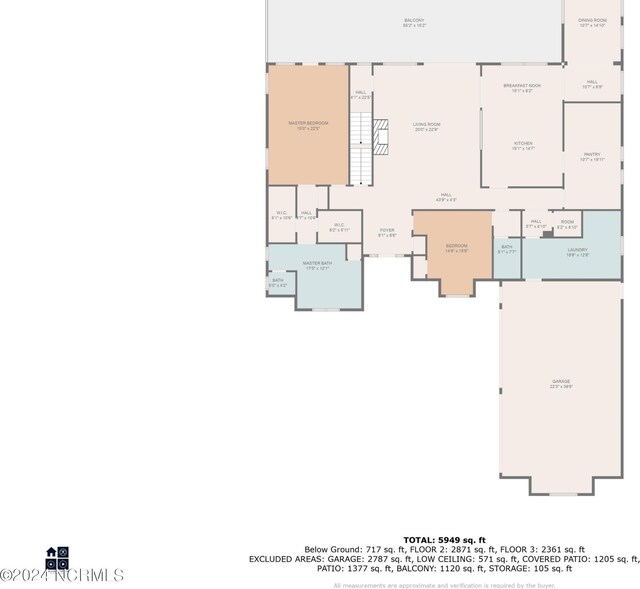 1324 Harbour Watch SW, Calabash, NC 28467 - room layout