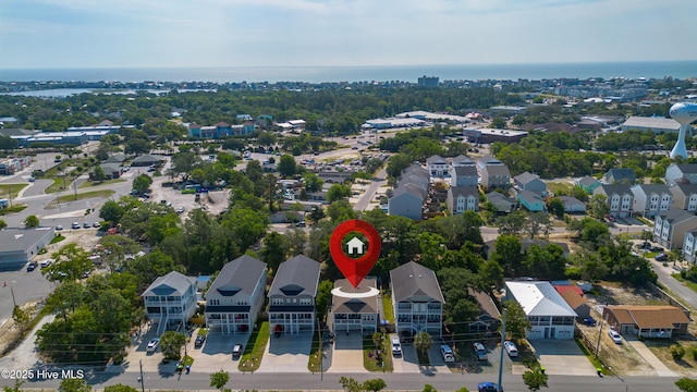 910 Old Dow Rd, Carolina Beach, NC 28428 - aerial view of residential area featuring a nearby body of water