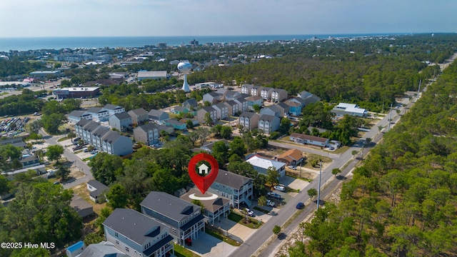 910 Old Dow Rd, Carolina Beach, NC 28428 - aerial view of property and surrounding area featuring nearby suburban area