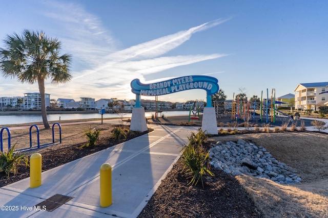 910 Old Dow Rd, Carolina Beach, NC 28428 - view of home's community featuring a water view
