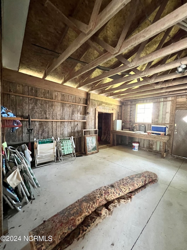 misc room featuring concrete flooring