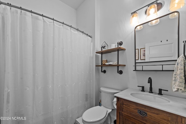 306 4th St, Pollocksville, NC 28573 - full bathroom with toilet and vanity