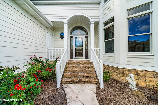 view of entrance to property