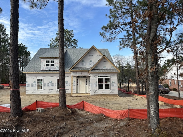 view of property under construction