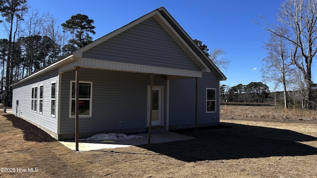 view of property exterior