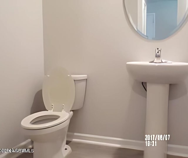 bathroom with toilet