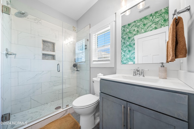 1305 Mackerel Ln Unit 1, Carolina Beach, NC 28428 - full bath featuring vanity and a stall shower