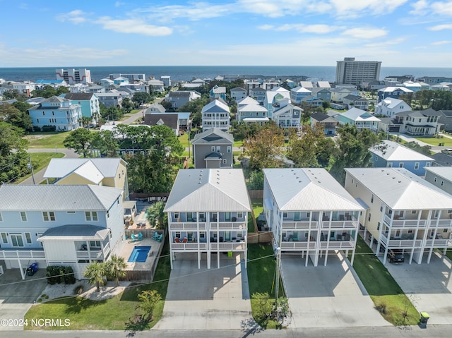 1305 Mackerel Ln Unit 1, Carolina Beach, NC 28428 - aerial view of residential area featuring a nearby body of water