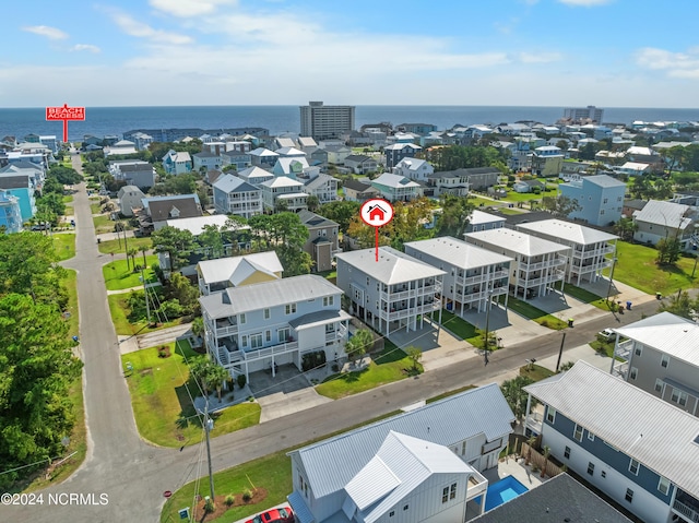 1305 Mackerel Ln Unit 1, Carolina Beach, NC 28428 - bird's eye view of a nearby body of water