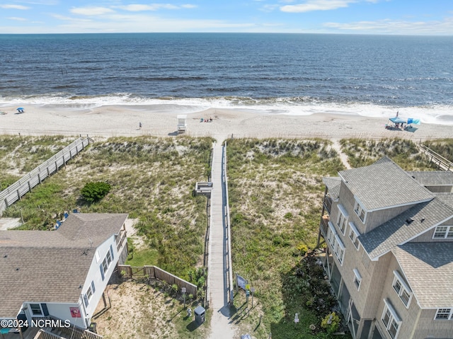 1305 Mackerel Ln Unit 1, Carolina Beach, NC 28428 - water view featuring nearby beach