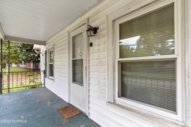 exterior space featuring covered porch