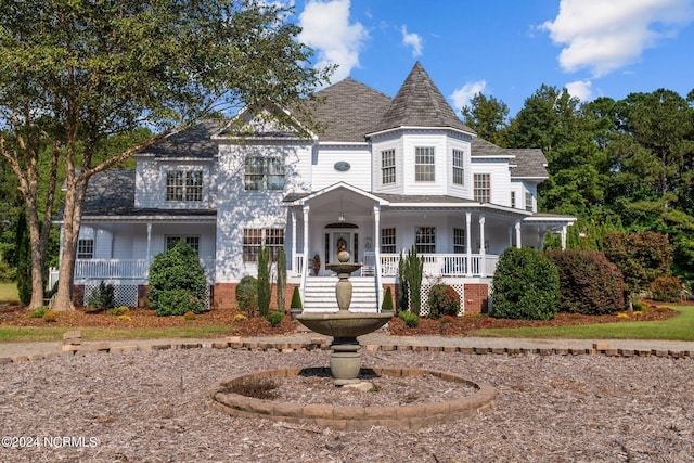 victorian home with a porch