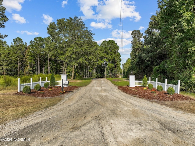 view of road