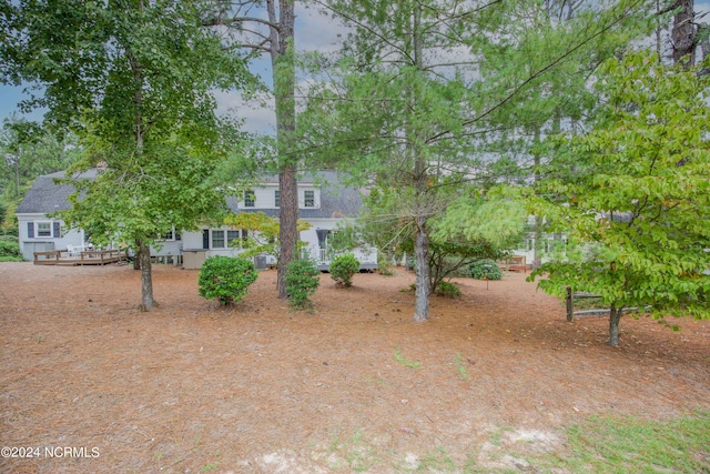 exterior space featuring a deck