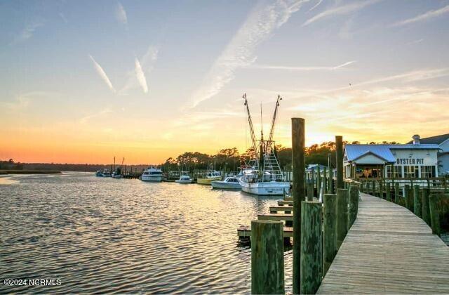 10166 Beach Dr SW Unit 5306, Calabash, NC 28467 - dock area with a water view